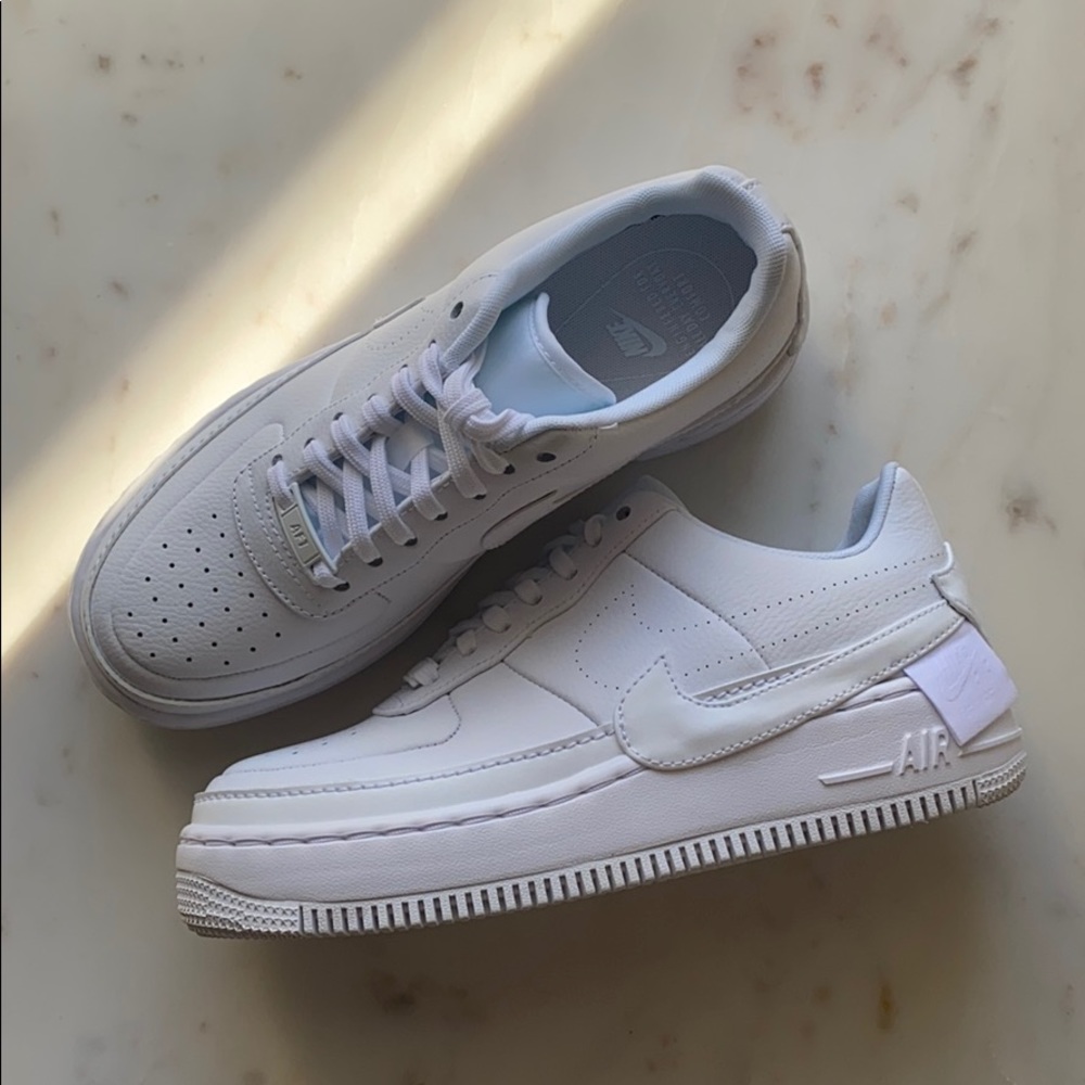 New Nike Air Force 1 jester xx triple white shoes - Picture 2 of 8